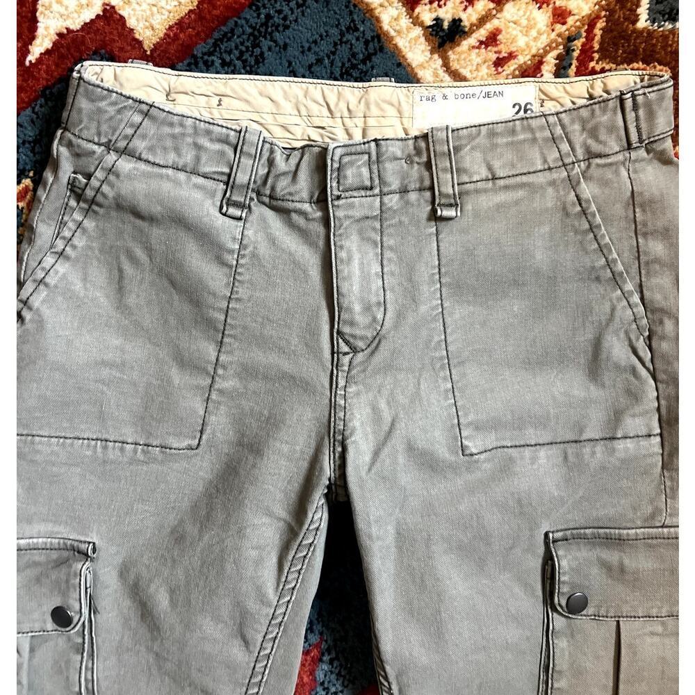 Rag & Bone Bowery Cargo Pants Green Size 26 - Picture 6 of 8